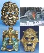 Masks The finest bronze sculpture